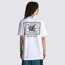 CAMISETA VANS TEAM PLAYER CHECKERBOARD SS TEE WHITE | VN00003NWHT - loja online