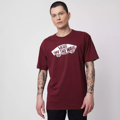 CAMISETA VANS OTW CLASSIC FRONT SS TEE BURGUNDY-WHITE | VN00004XZ28SMUA - comprar online
