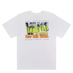 CAMISETA JUVENIL VANS PALM COASTER SS TEE WHITE | VN0000D1WHTCASA