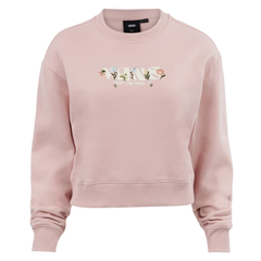 MOLETOM VANS MICRO DITSY CREW ROSE SMOKE | VN00045FBQLCASA - comprar online