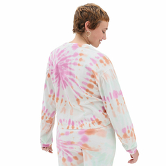 MOLETOM VANS GECKO RESORT WASH LS TOP WHITE | VN00046DWHT - loja online
