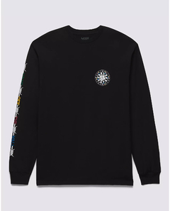 CAMISETA VANS BARBED DARTBOARD LS TEE BLACK | VN0006C5BLKCASA na internet