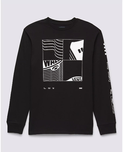 CAMISETA VANS MANGA LONGA TRANSFIXED LS TEE BLACK | VN0007V1BLKCASA
