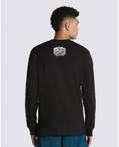 CAMISETA VANS MANGA LONGA TRANSFIXED LS TEE BLACK | VN0007V1BLKCASA na internet