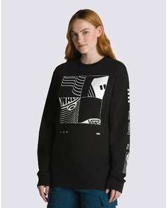 CAMISETA VANS MANGA LONGA TRANSFIXED LS TEE BLACK | VN0007V1BLKCASA - LOJA IZZY