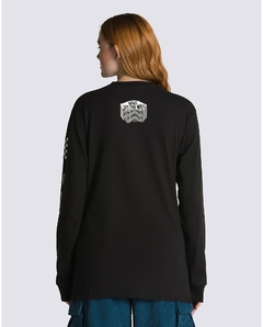 CAMISETA VANS MANGA LONGA TRANSFIXED LS TEE BLACK | VN0007V1BLKCASA - loja online