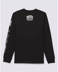CAMISETA VANS MANGA LONGA TRANSFIXED LS TEE BLACK | VN0007V1BLKCASA