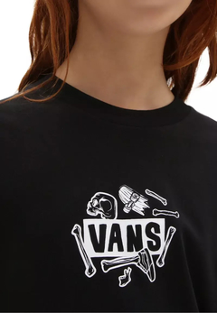 CAMISETA VANS BONE YARD SS BLACK | VN00081JBLKCASA - LOJA IZZY