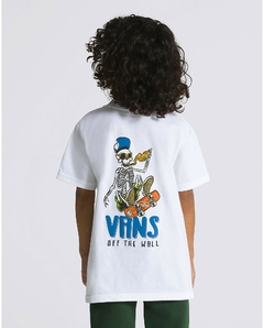 CAMISETA VANS KIDS SKULL SLICES SS WHITE | VN0008AVWHTCASA