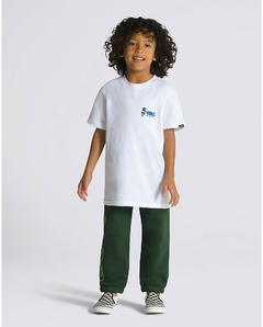 Imagem do CAMISETA VANS KIDS SKULL SLICES SS WHITE | VN0008AVWHTCASA