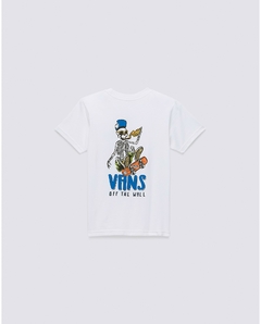 CAMISETA VANS KIDS SKULL SLICES SS WHITE | VN0008AVWHTCASA - loja online