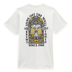 CAMISETA VANS BREW BROS TUNES SS TEE MARSHMALLOW | VN0008EXFS8CASA