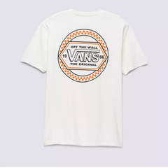 CAMISETA VANS CIRCLE CHECKER DROP V SS TEE MARSHMALLOW | VN0008F1FS8CASA - LOJA IZZY