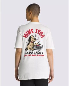 CAMISETA VANS RHYTHM PUP SS TEE MARSHMALLOW | VN0008F2FS8CASA