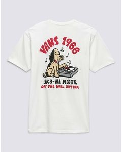 CAMISETA VANS RHYTHM PUP SS TEE MARSHMALLOW | VN0008F2FS8CASA na internet