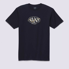 CAMISETA VANS SNAKED CENTER LOGO SS TEE NAVY | VN0008RVNVYCASA - loja online