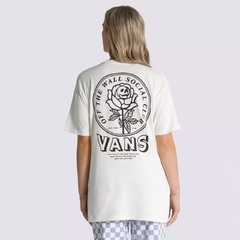 CAMISETA VANS OFF THE WALL SOCIAL CLUB SS TEE MARSHMALLOW | VN0008S0FS8CASA