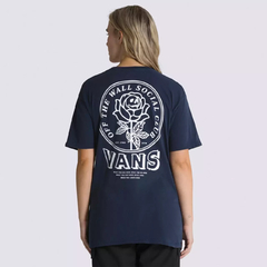 CAMISETA VANS OFF THE WALL SOCIAL CLUB SS TEE DRESS BLUES | VN0008S0LKZCASA - LOJA IZZY