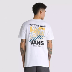 CAMISETA VANS CHECKERBOARD BLOOMING SS TEE WHITE | VN0008SEWHTCASA