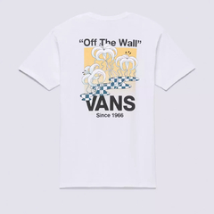 CAMISETA VANS CHECKERBOARD BLOOMING SS TEE WHITE | VN0008SEWHTCASA na internet