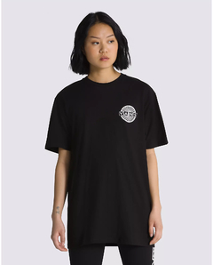 CAMISETA VANS WARPED CHECKERBOARD LOGO SS TEE BLACK | VN0008SFBLKCASA - LOJA IZZY