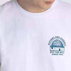 CAMISETA VANS DISTORT AND DISRUPT VANS SS TEE WHITE | VN0008UBWHTCASA - loja online