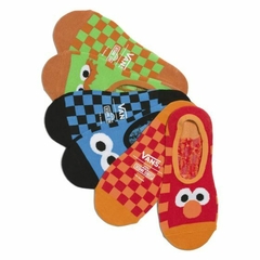 KIT MEIA SESAME STREET CANOODLE CYAN (35-39) | VN000A90AEI