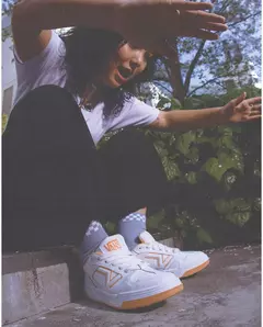 TÊNIS VANS UA UPLAND LEATHER WHITE/ORANGE | VN000D1HZ34 - comprar online