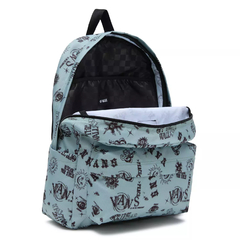MOCHILA VANS OLD SKOOL BACKPACK ICEBERG GREEN | VN000H4WCJL - LOJA IZZY