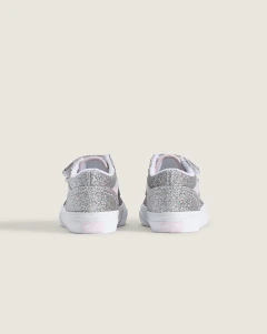 TÊNIS VANS INFANTIL OLD SKOOL V GLITTER SILVER/PALE PETAL PINK | VN000VB2HN3 na internet