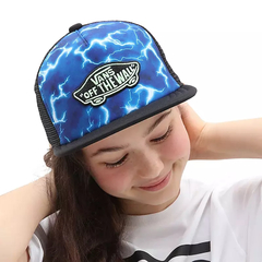 BONE VANS CLASSIC PATCH TRUCKER PLUS BOYS TRUE BLUE | VN000XNTAMQ - LOJA IZZY