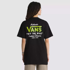 CAMISETA VANS HOLDER ST CLASSIC BLACK LIME GREEN | VN0A3HZFCBKCASA
