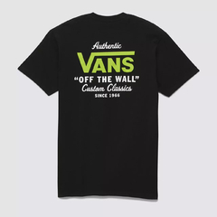 CAMISETA VANS HOLDER ST CLASSIC BLACK LIME GREEN | VN0A3HZFCBKCASA na internet