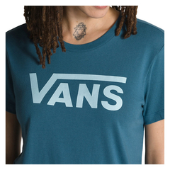 CAMISETA VANS FLYING V CREW TEE VANS TEAL | VN0A3UP4BR4SMUA - LOJA IZZY