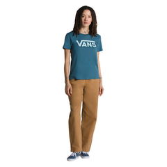 CAMISETA VANS FLYING V CREW TEE VANS TEAL | VN0A3UP4BR4SMUA - loja online