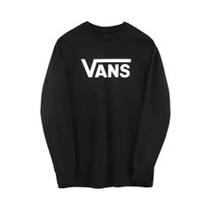 CAMISETA MANGA LONGA VANS CLASSIC LS BLACK WHITE | VN0A4A5EY28