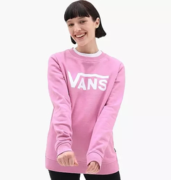 MOLETOM VANS CLASSIC V CREW CYCLAMEN | VN0A4S97BLHCASA