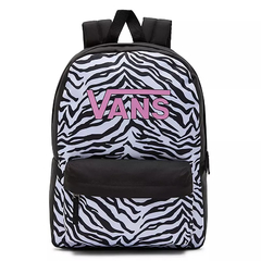 MOCHILA VANS GIRLS REALM BACKPACK WHITE-BLACK | VN0A4ULTYB2