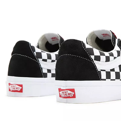 TENIS VANS UA SK8-LOW (CANVAS/SUEDE) BLACK/CHECKRBOARD | VN0A4UUK4W7CASA