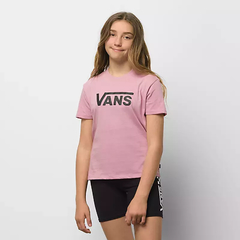 CAMISETA JUVENIL VANS FLYING V CREW GIRLS LILAS | VN0A53P2BD5CASA