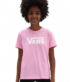 CAMISETA JUVENIL VANS FLYING V CREW GIRLS BEGONIA PINK | VN0A53P2ZY2 - comprar online