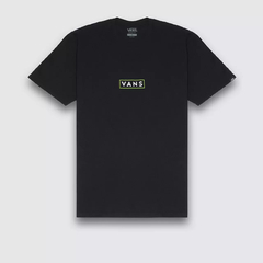 CAMISETA VANS CLASSIC EASY BOX BLACK LIME GREEN | VN0A5E81CBKCASA