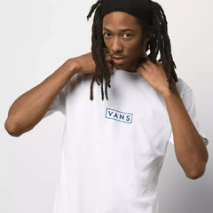 CAMISETA VANS CLASSIC EASY BOX WHITE-TRUE BLUE | VN0A5E81SVICASA - comprar online