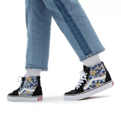 TENIS VANS UA SK8-HI - (FLORAL) BLACK/MULTI | VN0A5JMJFF1 - loja online