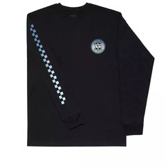 CAMISETA MANGA LONGA VANS ORIGINAL CHECKERBOARD COMPANY LS BLACK | VN0A7PMEBLK