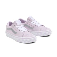 Imagem do TENIS VANS UY SK8-LOW (REFLECTIVE SIDESTRIPE) CHECKERBOARD/LAVENDER FOG | VN0A7Q5LACA