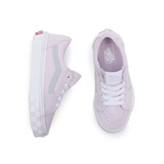 TENIS VANS UY SK8-LOW (REFLECTIVE SIDESTRIPE) CHECKERBOARD/LAVENDER FOG | VN0A7Q5LACA - loja online