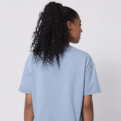 CAMISETA VANS LEFT CHEST LOGO TEE ASHLEY BLUE | VN0A7RSRBD2SMUA - LOJA IZZY