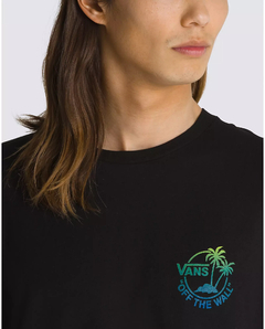 CAMISETA VANS CLASSIC MINI DUAL PALM II SS - BLACK LIME GREEN | VN0A7SMYCB2CASA - loja online