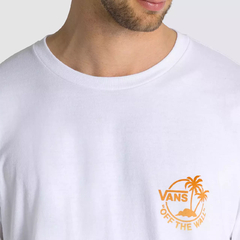 Imagem do CAMISETA VANS CLASSIC MINI DUAL PALM II SS WHITE-HARVEST PUMPKIN | VN0A7SMYCB8CASA